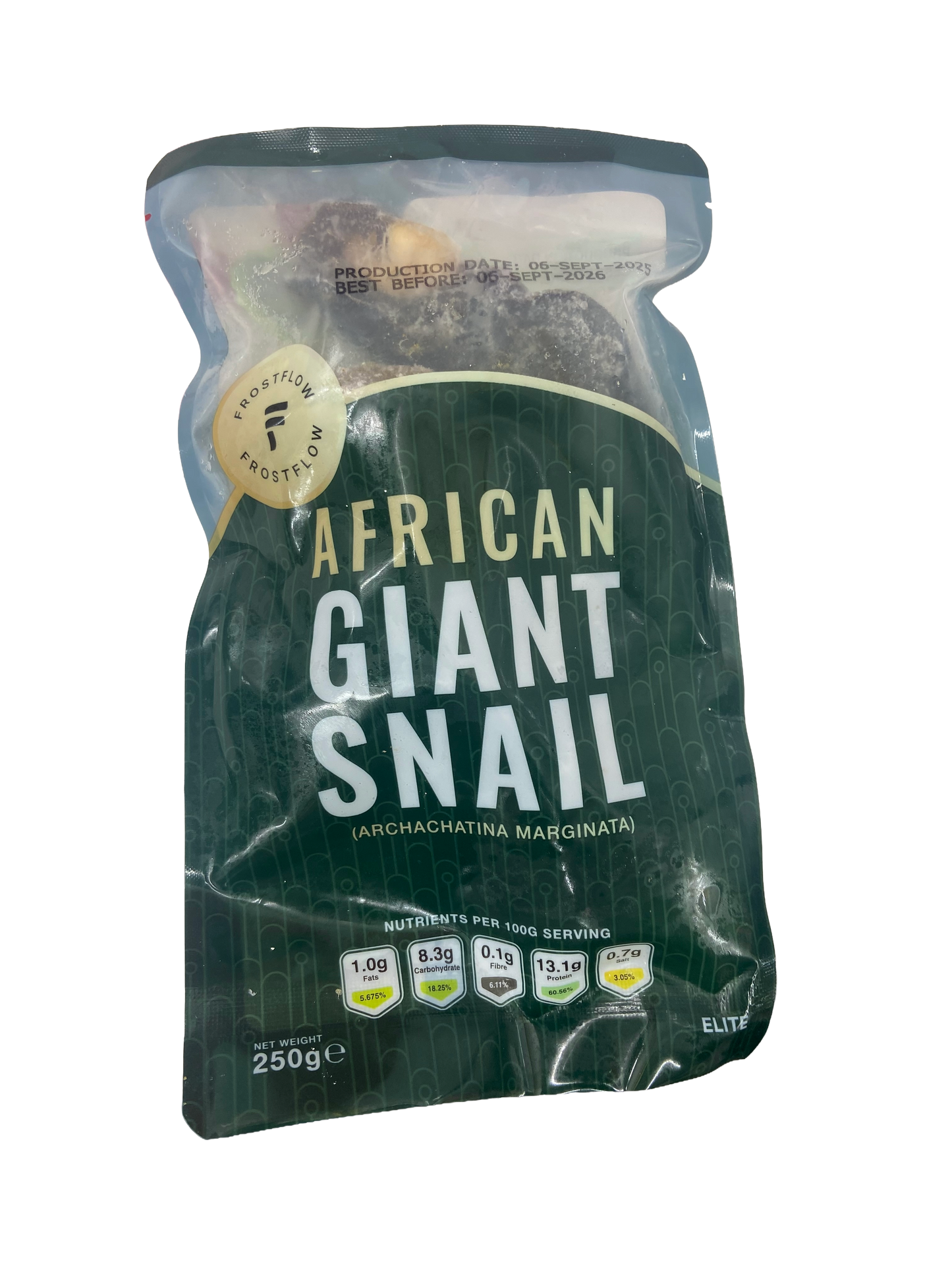 African Giant Snails (Frozen) - 250g